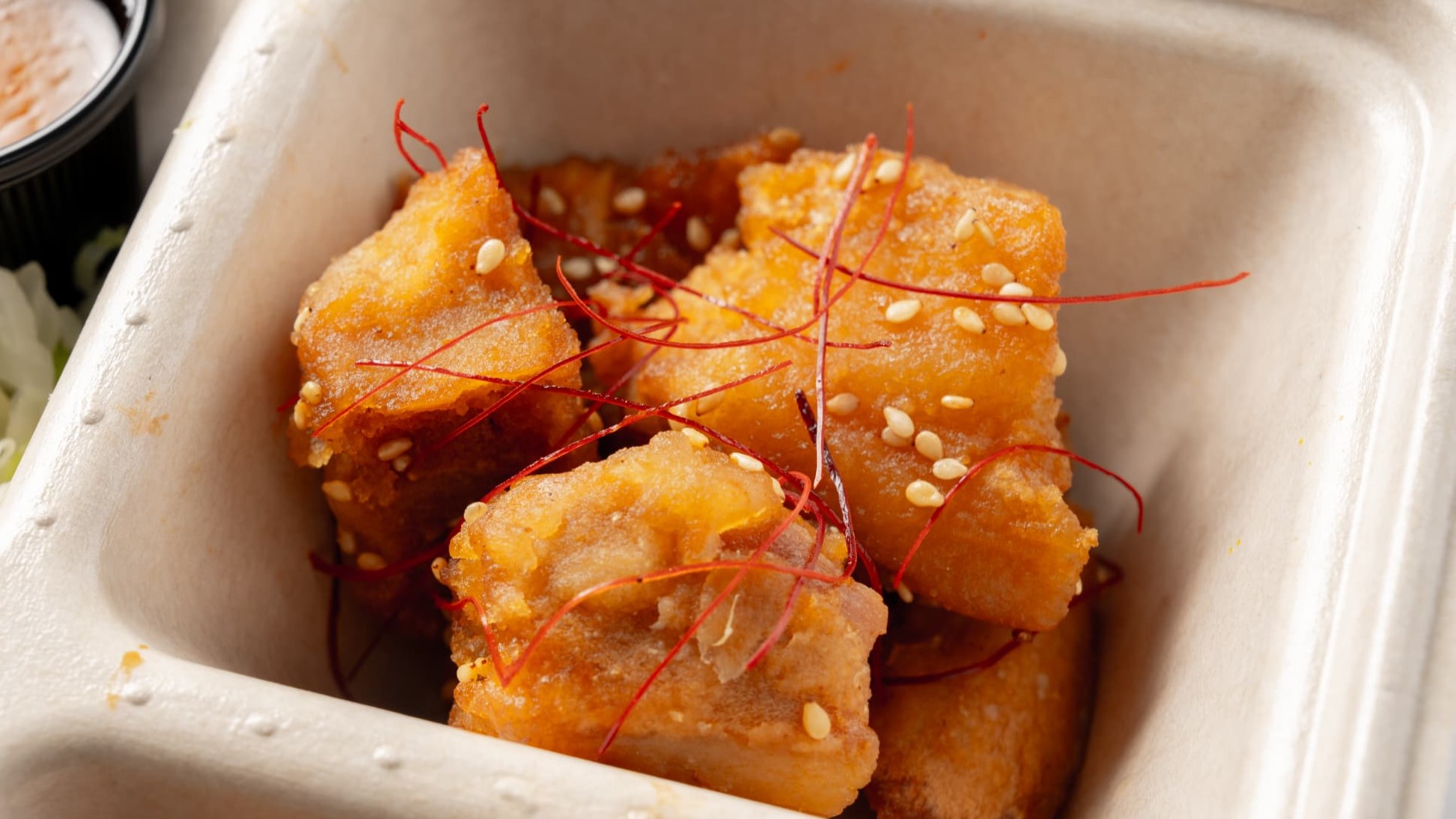 車麩の甘辛揚げ