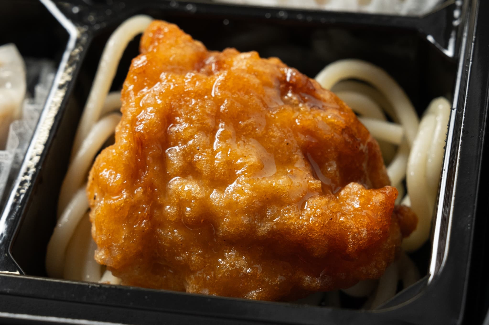 鶏唐揚げ・塩こしょうスパゲティ