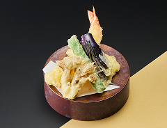 揚物（揚げたて天麩羅の盛り合わせ）